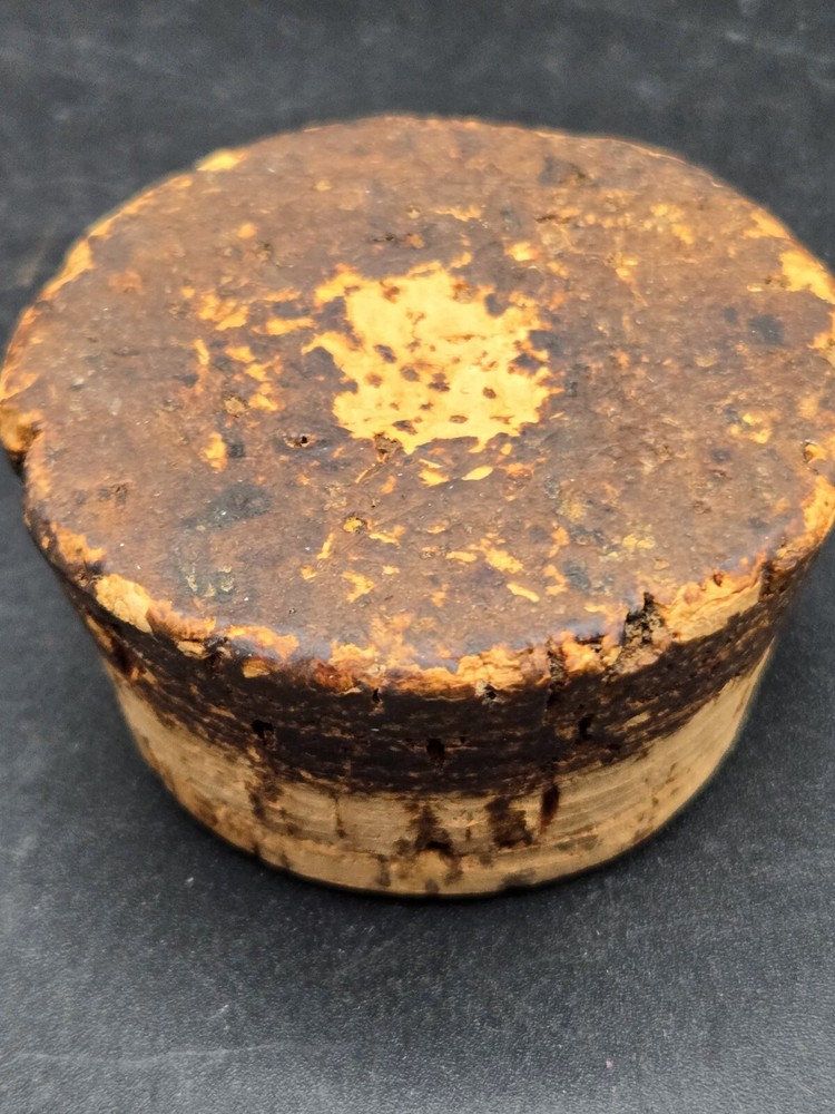 Studio Art Pottery Corked Storage Container Canister Jar Signed