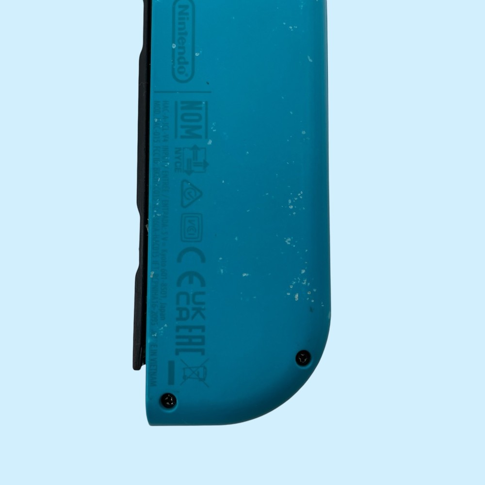 Nintendo Switch HAC-015 NEON BLUE Left Side Joy Con #SC0957