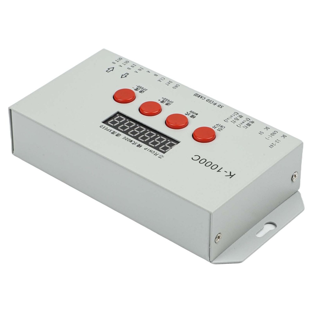K1000C LED Controller for WS2812B WS2811 APA102C LED Strips with Cascading