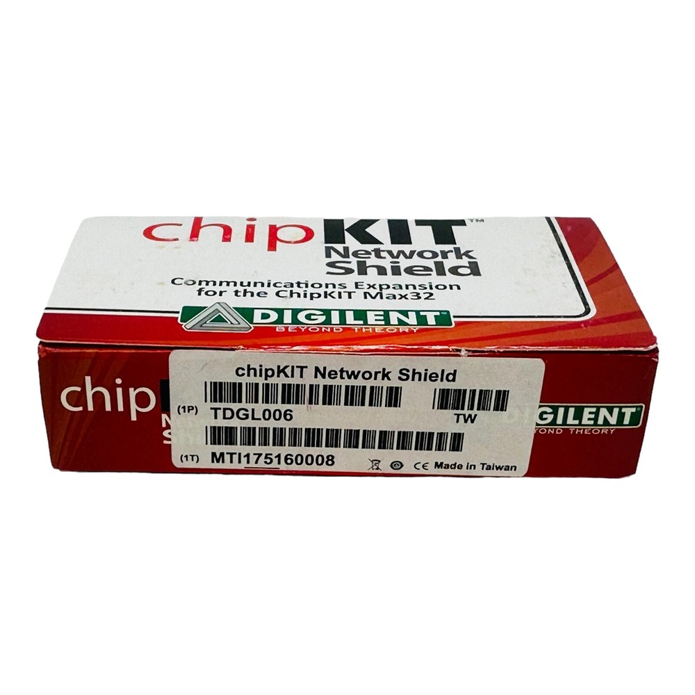 DILIGENT TDGL006 chipKIT NETWORK SHIELD COMMUNICATIONS EXPANSION FOR Max32 NOS