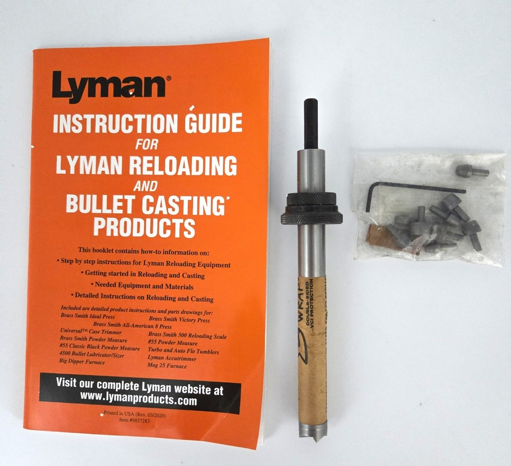 Lyman Universal Case Trimmer & 9 Pilots 7862003