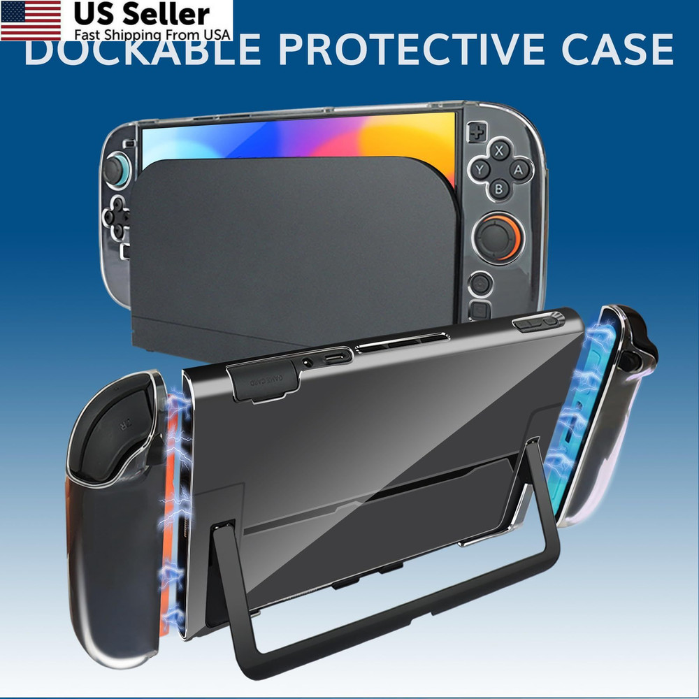 Switch 2 Accessories Bundle for Nintendo 2, 2 Kit-Orange Blue