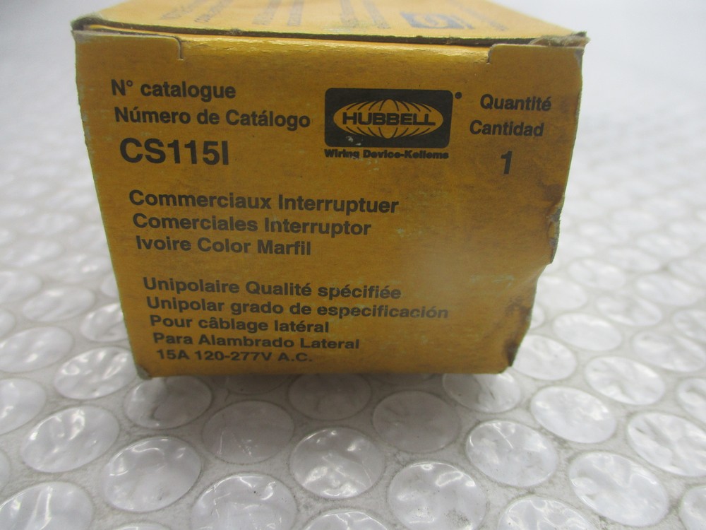 HUBBELL CS115I SWITCH NSMP
