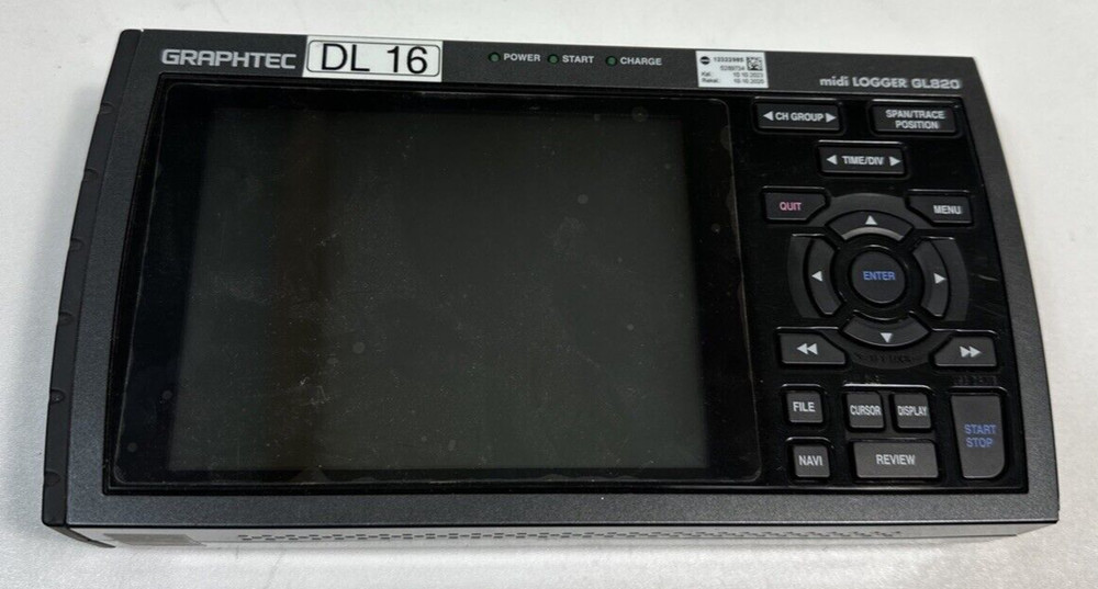 Graphtec midi LOGGER GL820 Compact Multi Channel Data Logger