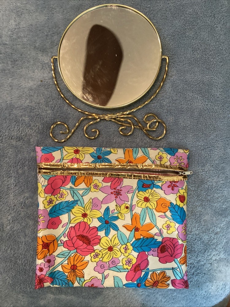 Vintage Vanity Mirror And Case