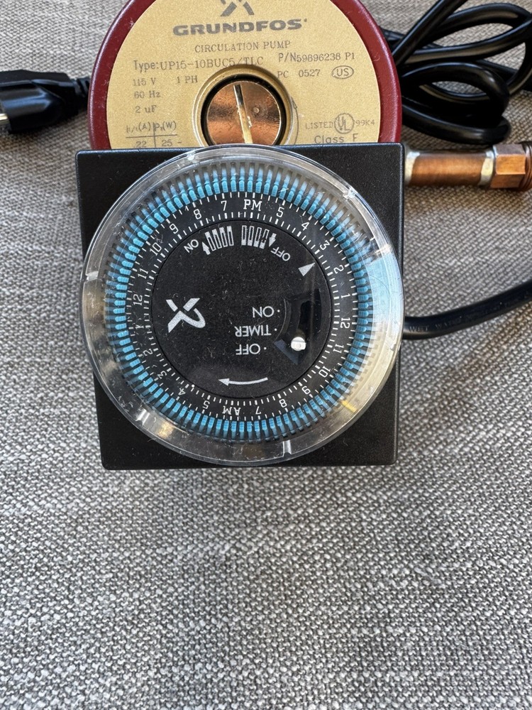 Grundfos UP - 1/15 HP - Single-Speed Circulation Pump - Stainless Steel - GU ...