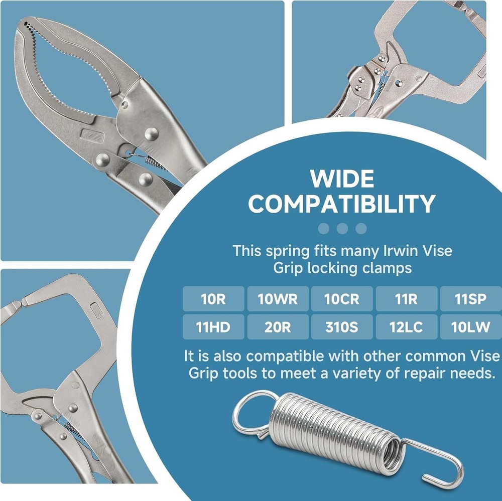 Irwin Vise Grip Replacement Spring (10-pack) 4008 Vise Replacement Springs New