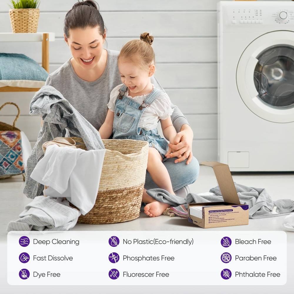 laundry detergent sheets 【Package Conetent】The laundry soap sheets detergent