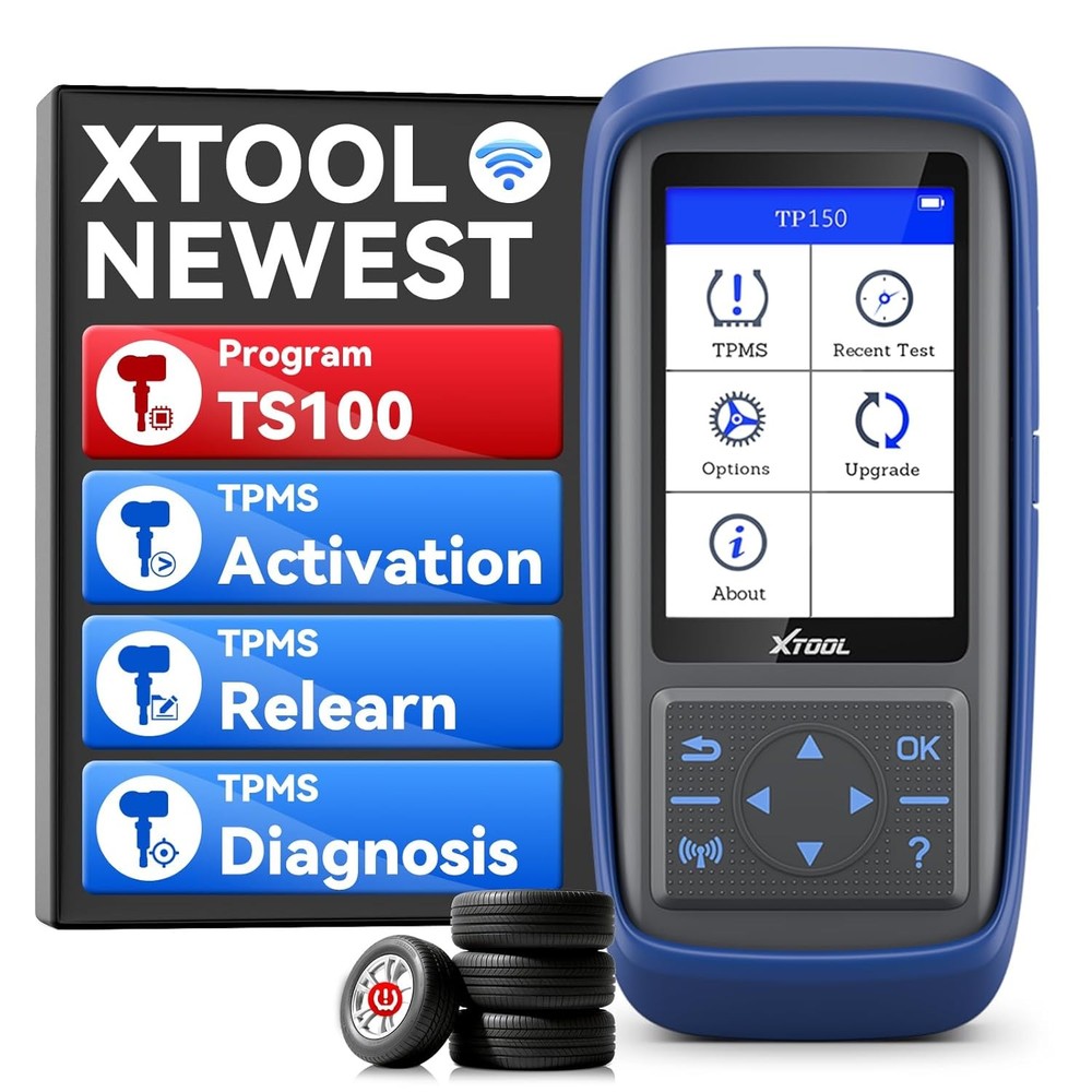 USED XTOOL TP150 TPMS Programming Tool Tire Sensor Relearn Reset Actived Scanner