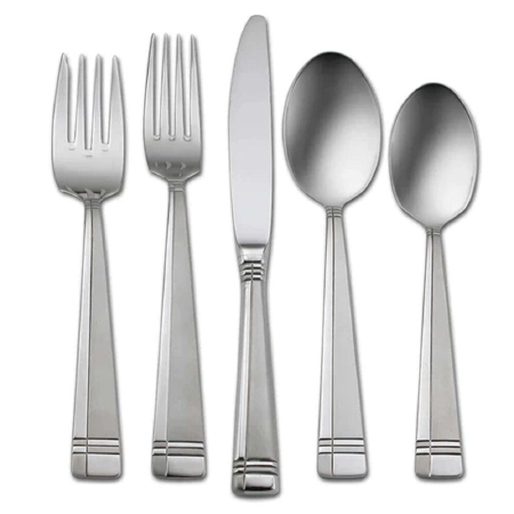 Oneida AMSTERDAM  - Stainless Flatware 45pc. Flatware Set (Service for Eight) NO