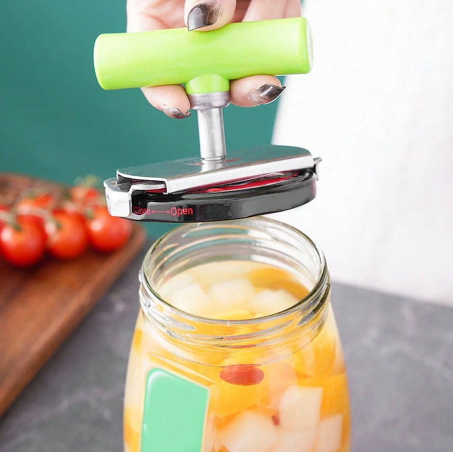 Multi-Function Adjustable Bottle Cap Opener, Labor-Saving Jar & Screw Can Opener