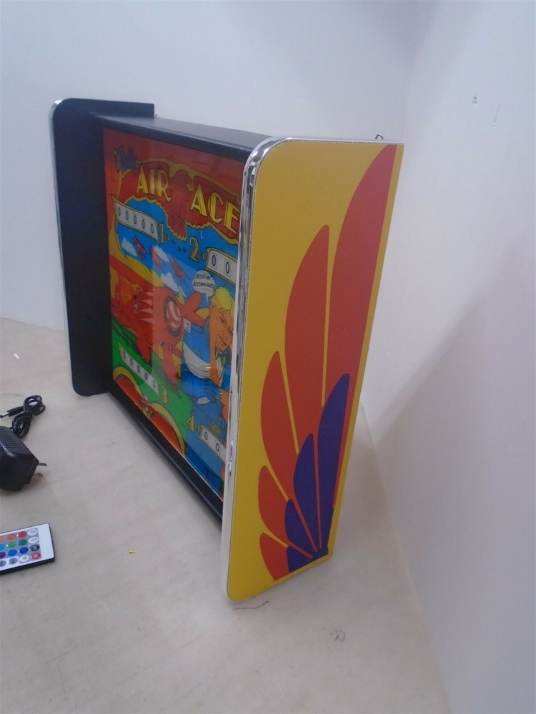 Bally Air Aces Pinball Head LED Display light box
