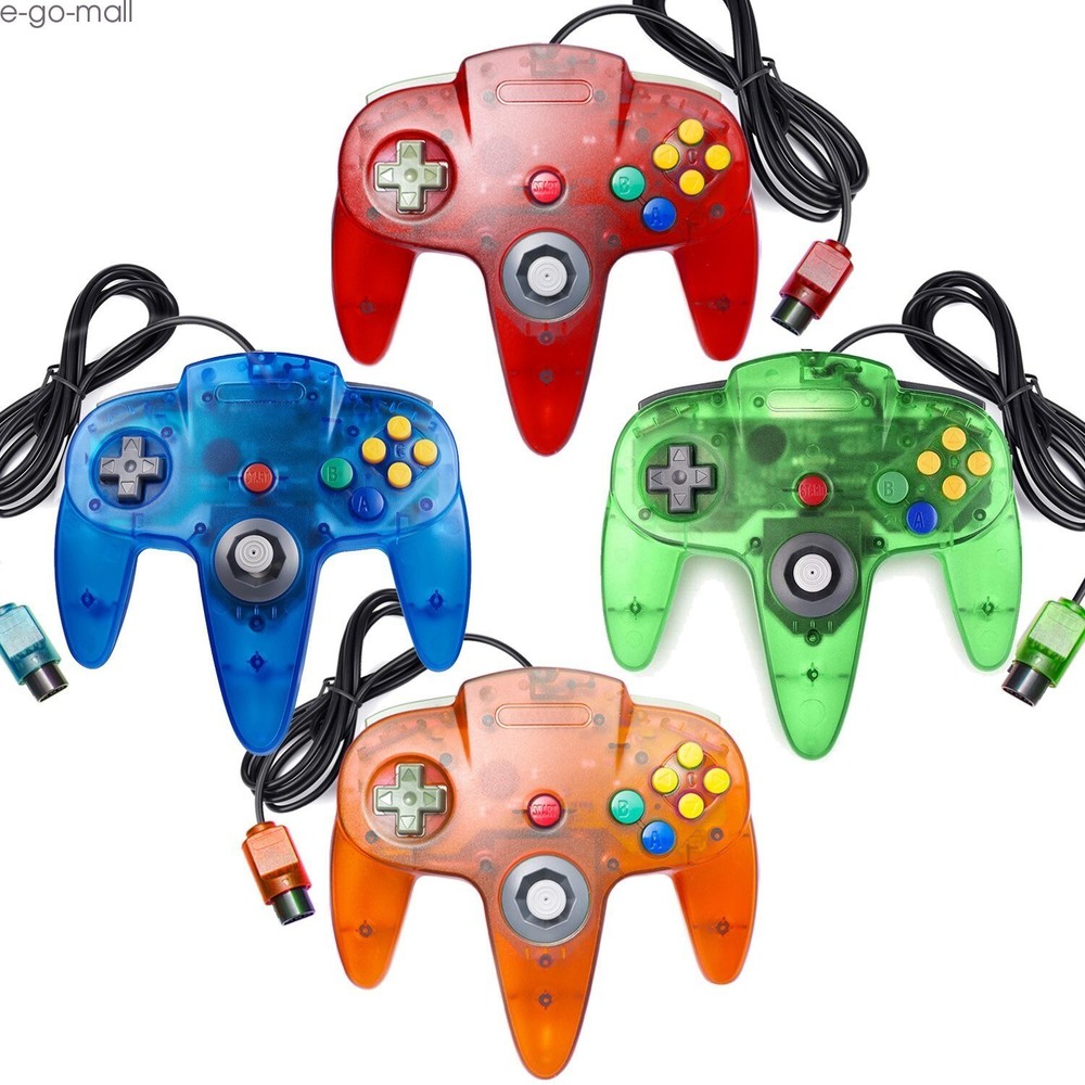 Classic N64 Wired Controller Joystick Gamepad for Nintendo 64 System Console