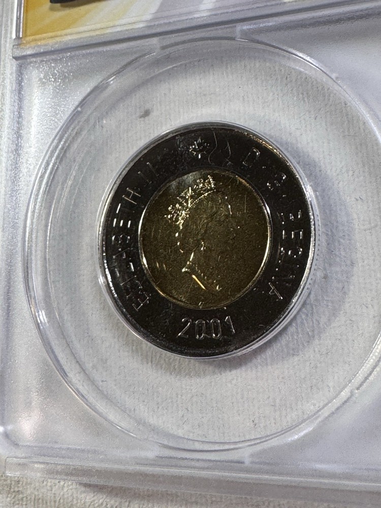 2001 Canada $2 Toonie Graded MS 69 by ANACS