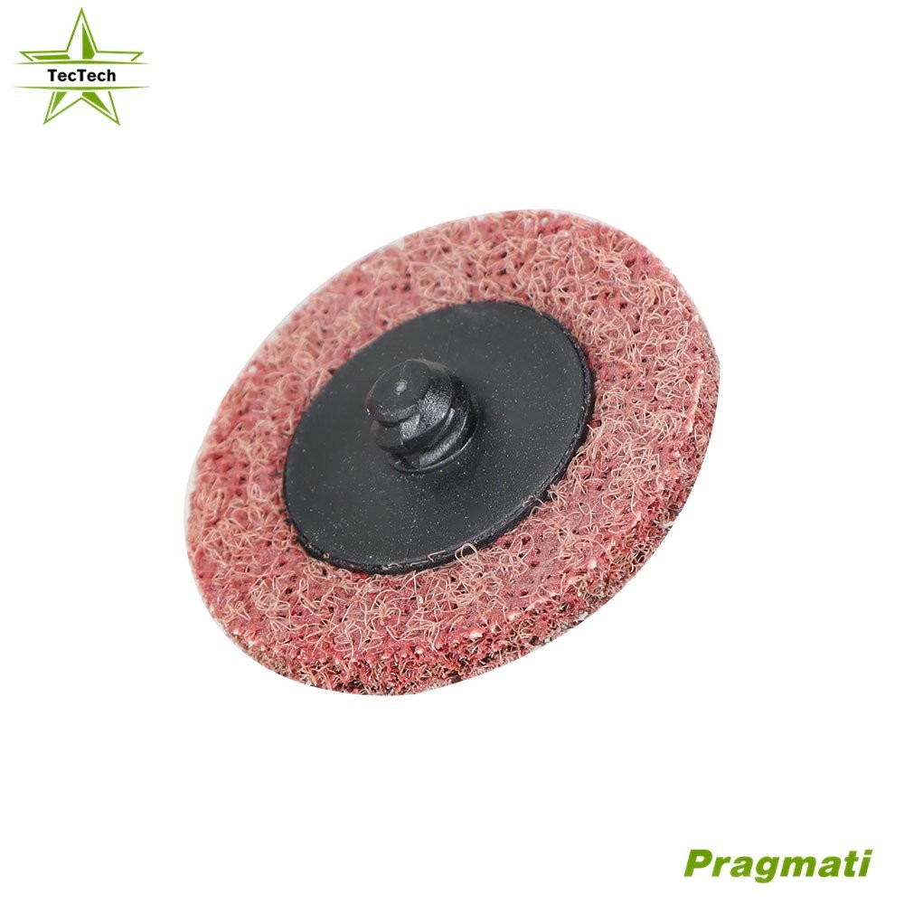 50Pack 2" Medium Surface Conditioning Discs Roll Lock Die Grinder Sanding Pads
