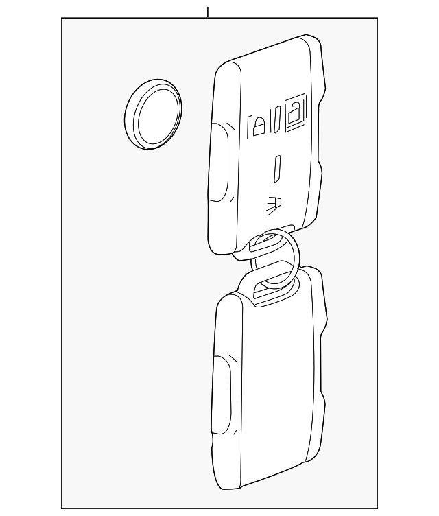 Genuine GM Remote Control Door Lock Transmitter 13577764