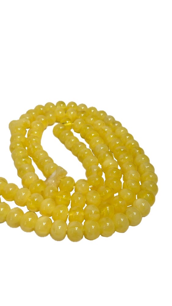 Yellow Prayer Beads