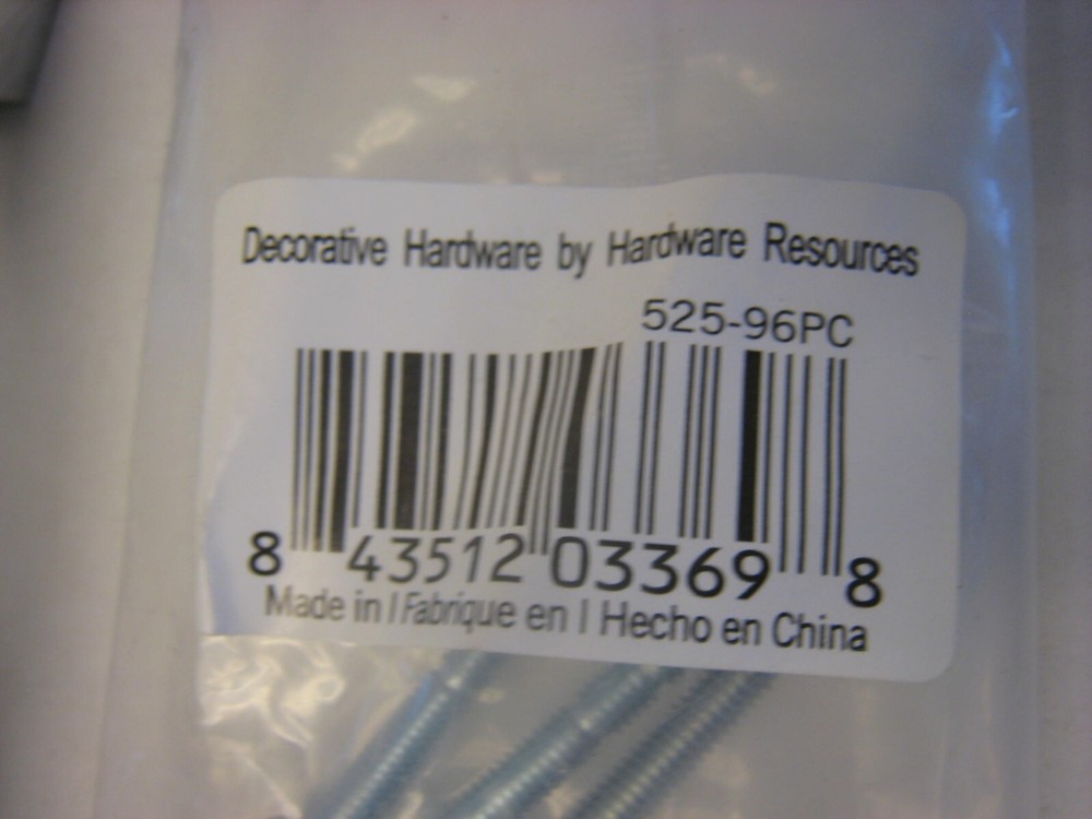 3 Polished Chrome Door/Drawer Pulls Hardware Resources 525-96PC 3-3/4" C-C