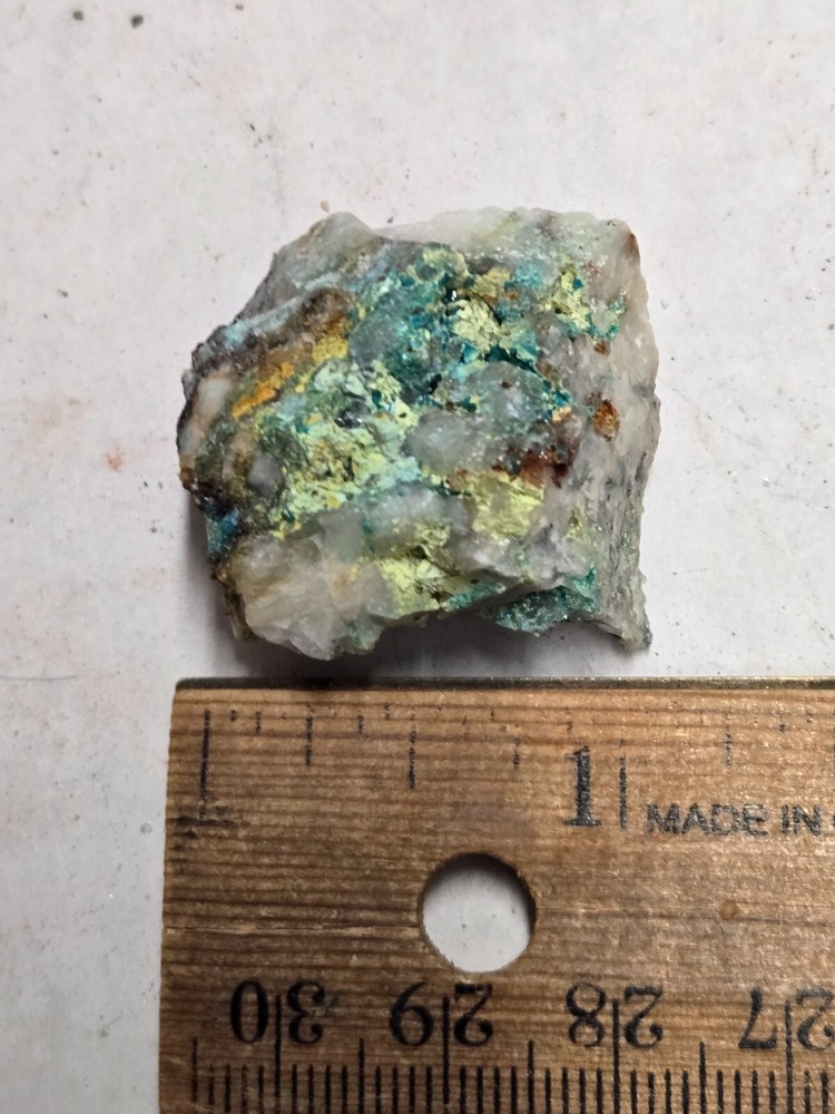 Beautiful blue Caledonite specimen