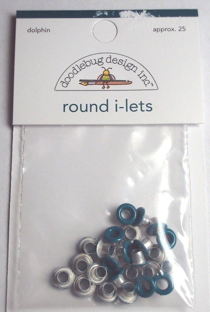 Doodlebug Designs Round I-lets Dolphin, NEW