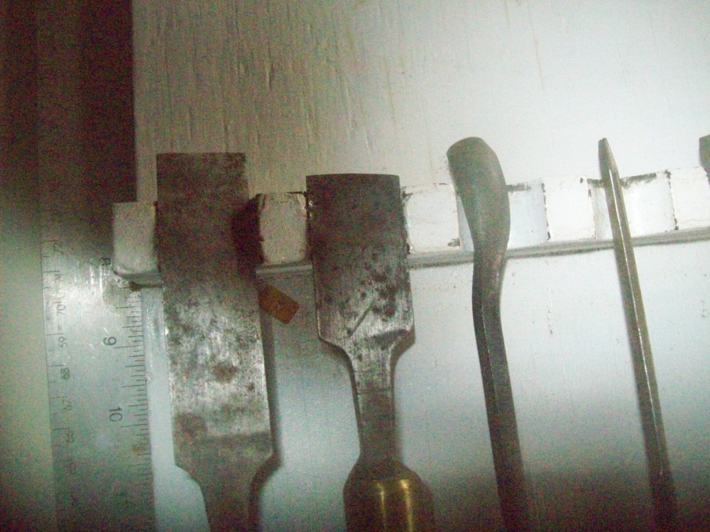 7 Vintage Wood Working Gouges or Chisels Buck London Buck Bros Charles Buck
