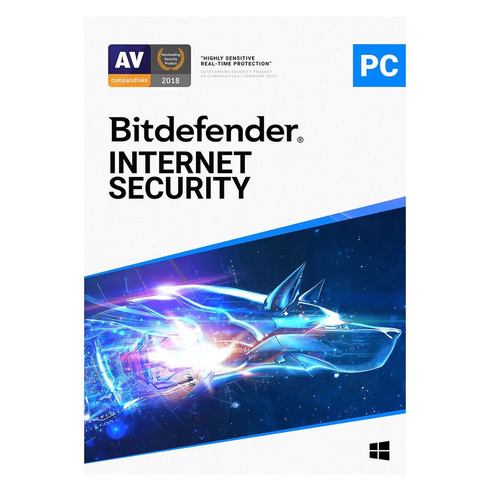 Bitdefender Internet Security 2026 - 3 Years For 3 Windows PC's + Daily VPN