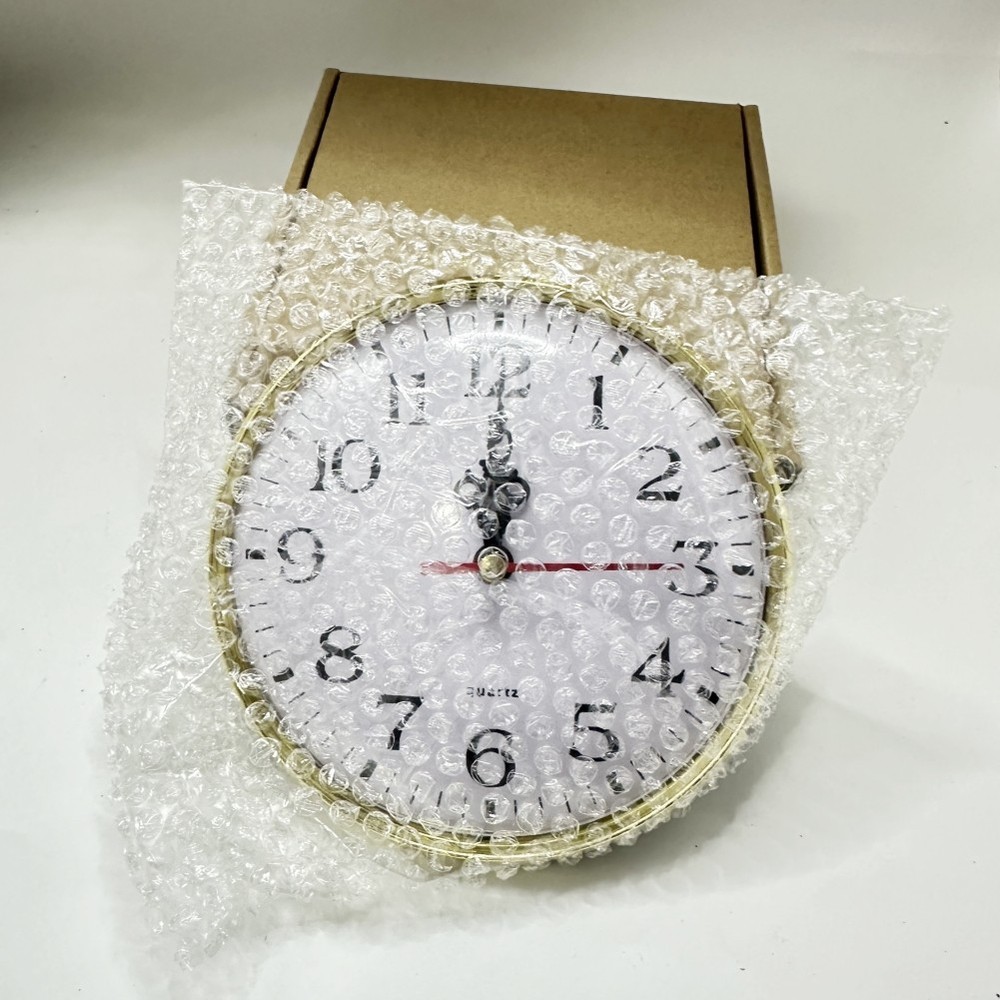 DIY 130MM Quartz Clock Insert Movement Miniature Arabic Numeral Replacement Gold