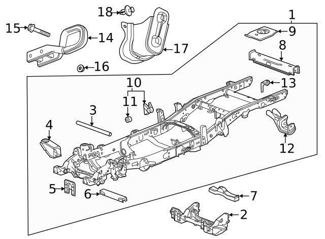 Genuine GM Front Tow Hook 84055686
