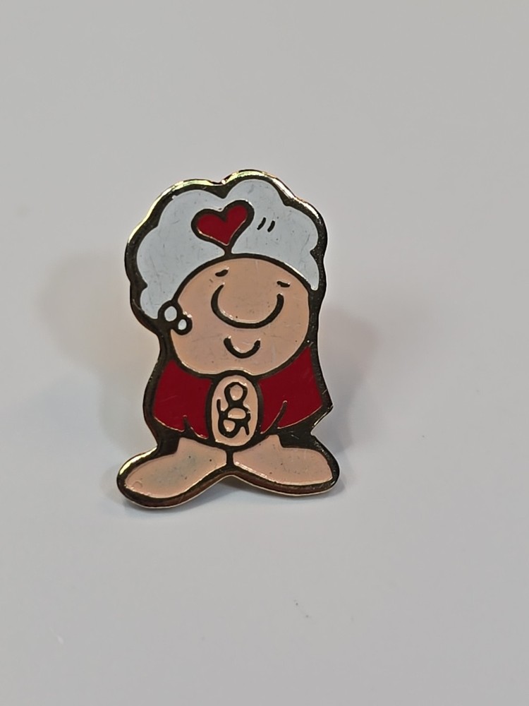 Ziggy Cartoon Character Lapel Pin Small Size Thin Metal