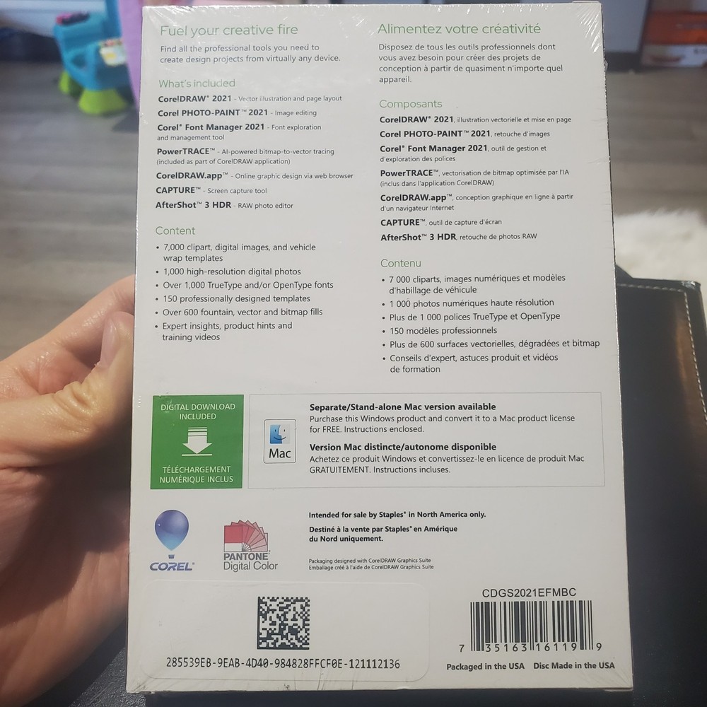 CorelDRAW Graphics Suite 2021 Windows - NEW- PERMANENT SUBSCRIPTION