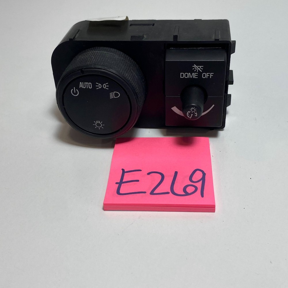 Headlight switch 12-14 SIERRA SILVERADO (non fog light style) (E268)