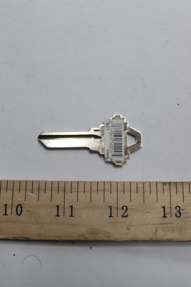 Hy-Ko Key Blank Brass Nickel SC1