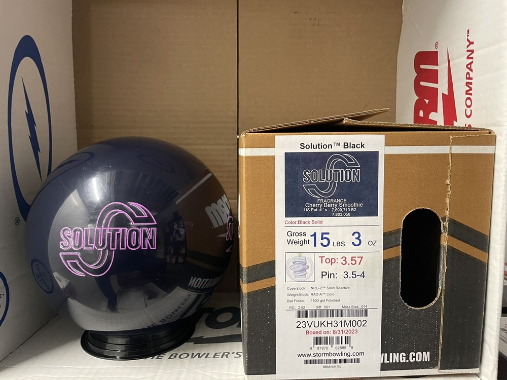 Storm Solution Black 15lbs! Overseas! NIB!