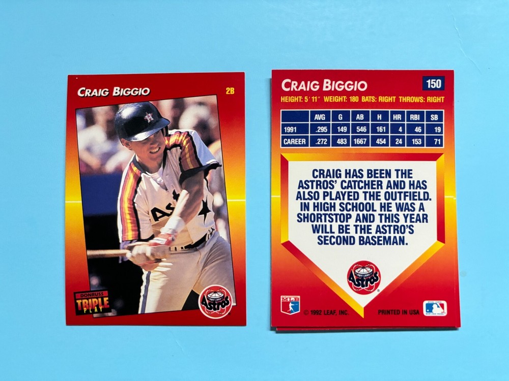 U Pick from 40+ Different Craig Biggio items