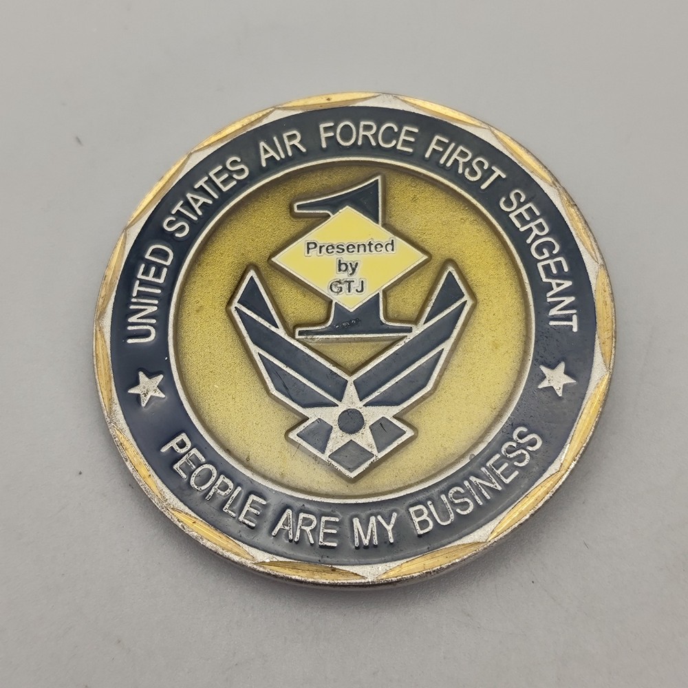 US Air Force First Sergeant Challenge Coin