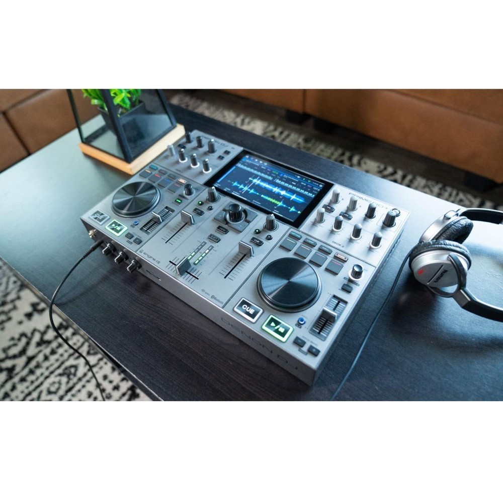 Denon DJ PRIME GO+ Portable Battery Powered Standalone 2 Deck DJ Controller
