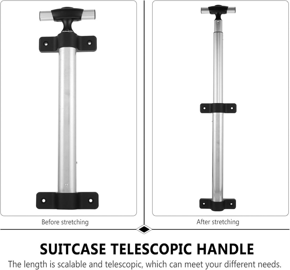36.16Inches/92CM Luggage Telescopic Handle Replacement: Pull Drag Rod Black