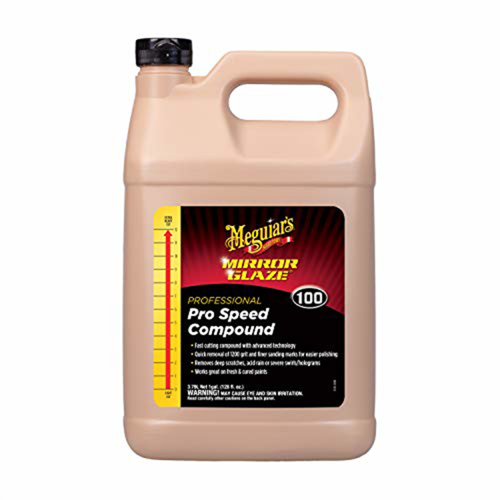 Meguiars M10001 Pro Speed Compound One Gallon Fast Cutting Formula