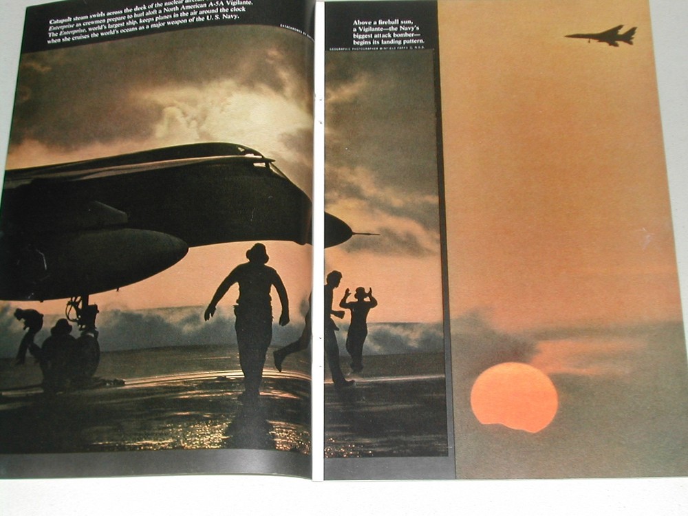 1965 US NAVY magazine article, Nuclear ships & subs, USS Enterprise etc.