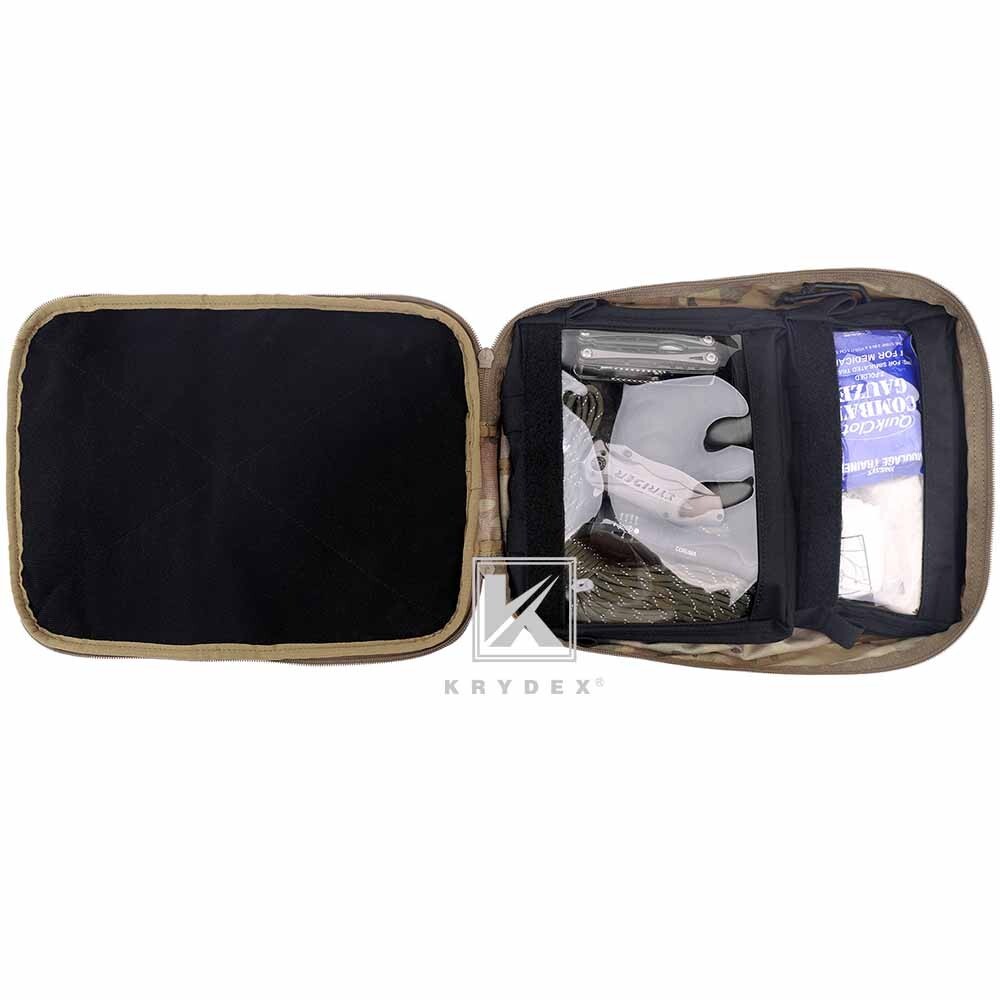 KRYDEX Clear Top Insert Bag Packing Organizer Hook Back for D3 Backpack Large