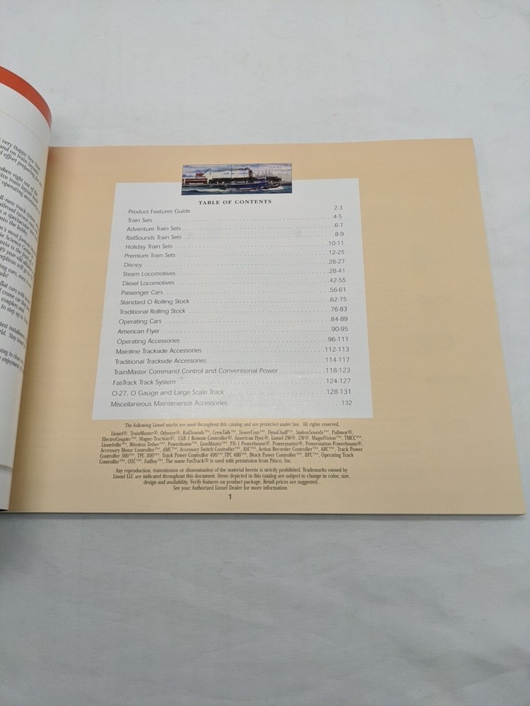 2003 Lionel Classic Trains Volume 1 Catalog