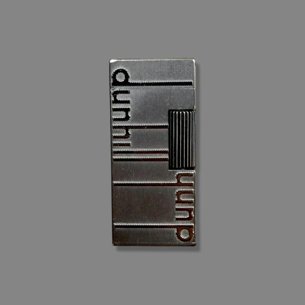 Dunhill Rollagas lighter Silver short RL8300 without box