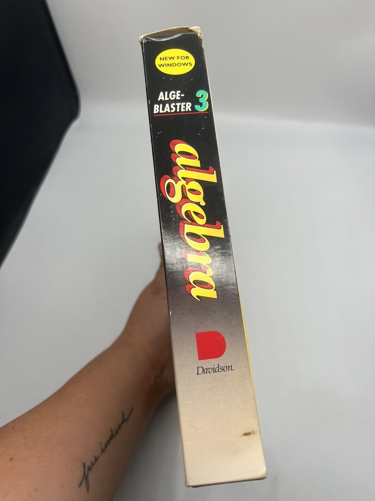 Alge-Blaster 3 Software Windows 3.5” Disk Algebra Davidson Math Curriculum 1993