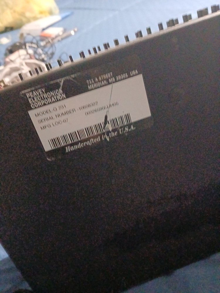 Pevey Q231 Stereo Graphic Equalizer