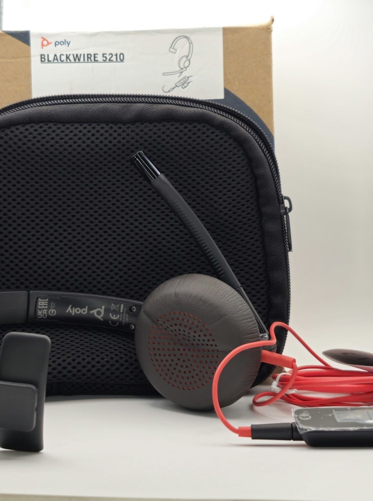 Poly Blackwire 5200 Series C5210 USB Monoaural Headset - Black