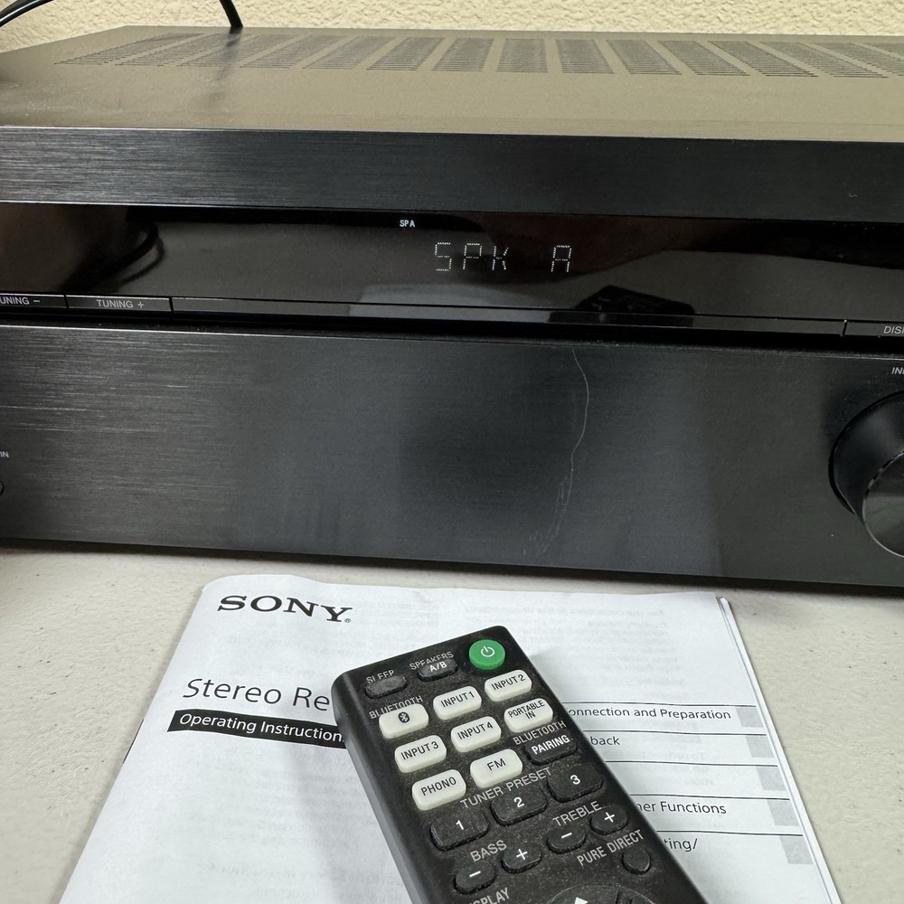 Sony STR-DH190 Stereo Receiver 2 channel Phono Inputs & Bluetooth