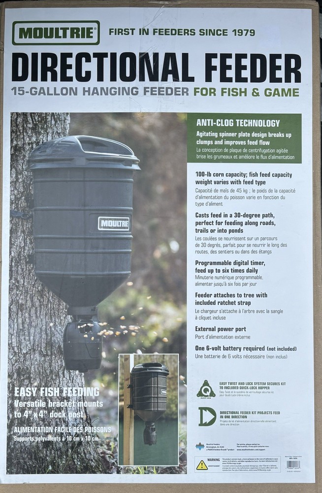 Automatic Hanging Deer Feeder with Easy Set Timer for Effortless Feeding