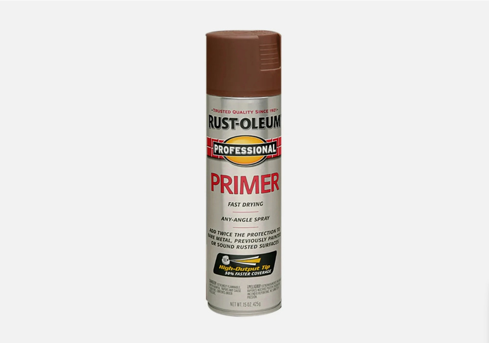 2 Pack Rust-Oleum Fast Drying Any Angle Primer Spray Red 15 oz