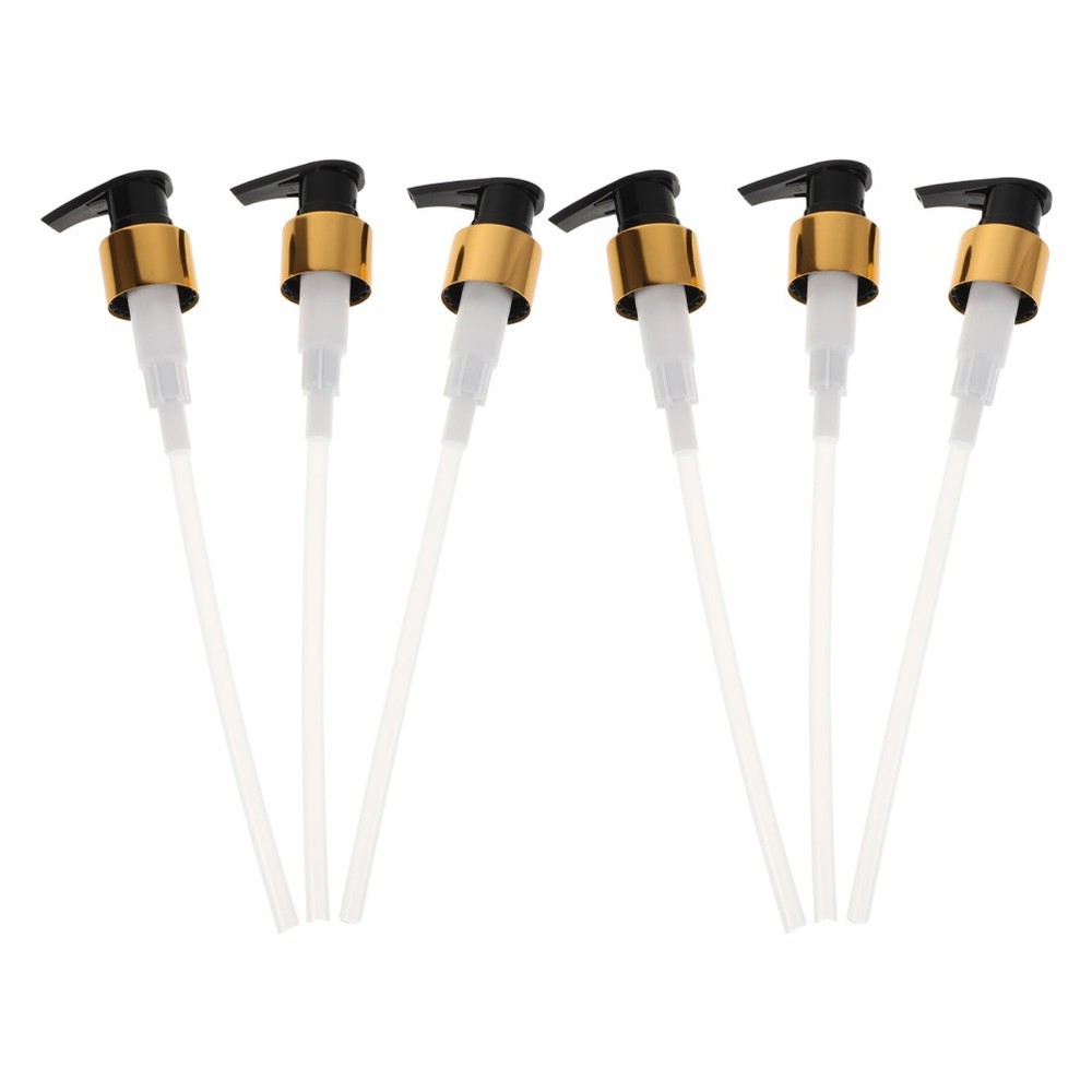 6pcs Bottle Dispenser Pumps: Plastic Lotion Pump Replacement for Hand Soap or