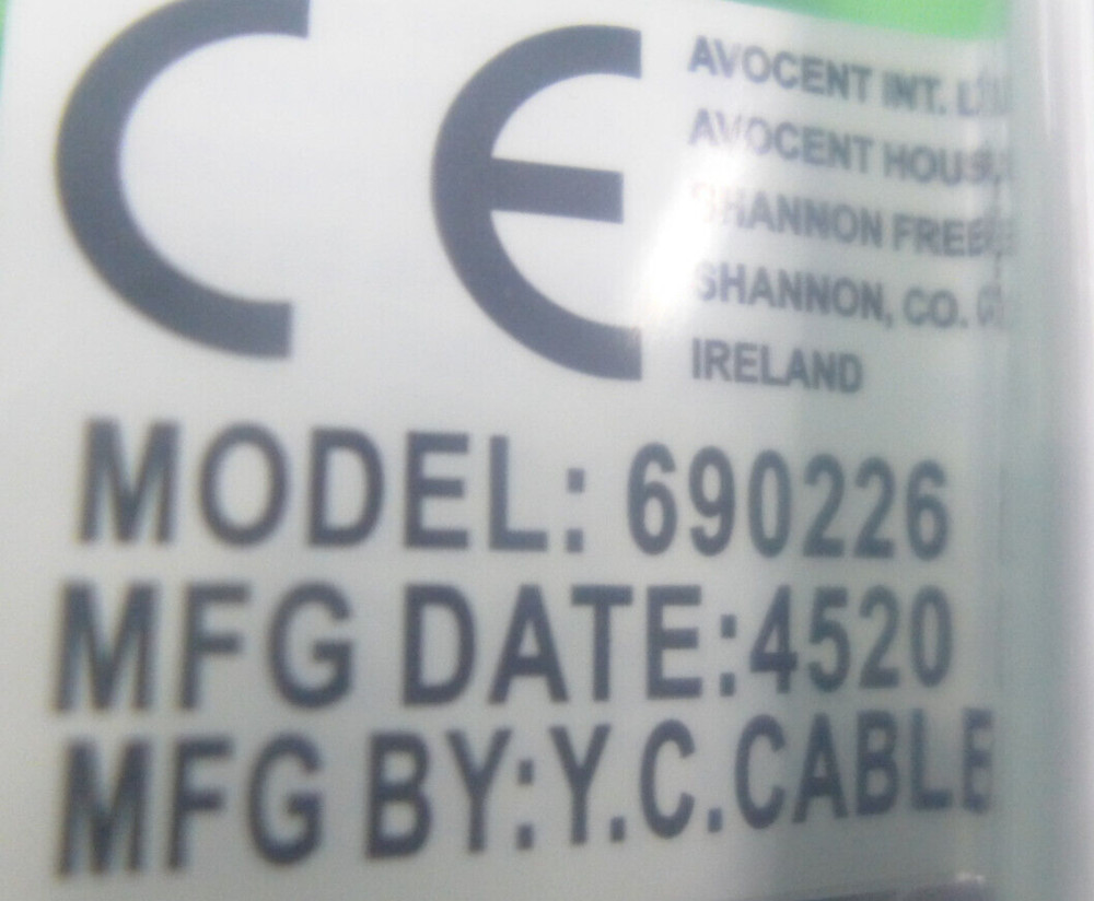 NEW Avocent Modular Network 10FT Cable 690226